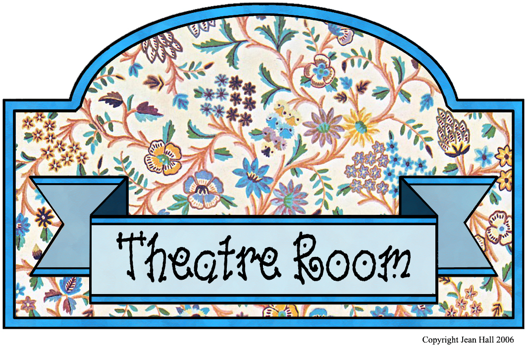 ArtbyJean - Vintage Indian Print: Make a "Theatre Room" sign for ...