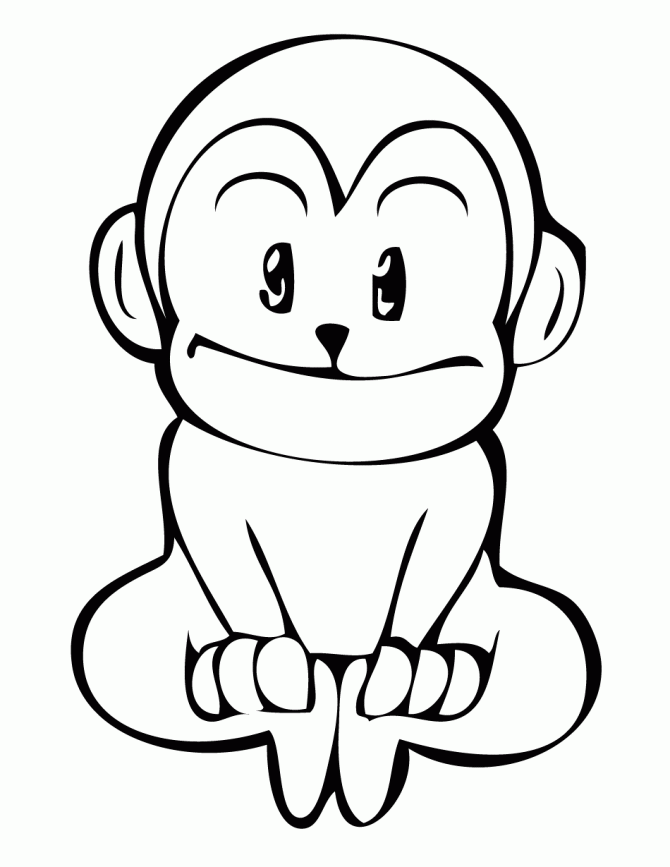 Cute Drawings Of Monkeys - ClipArt Best