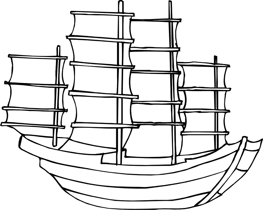 boat coloring pages for kids | Coloring Picture HD For Kids ...