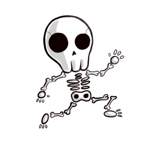 Pix For > Cute Skeleton Cartoon