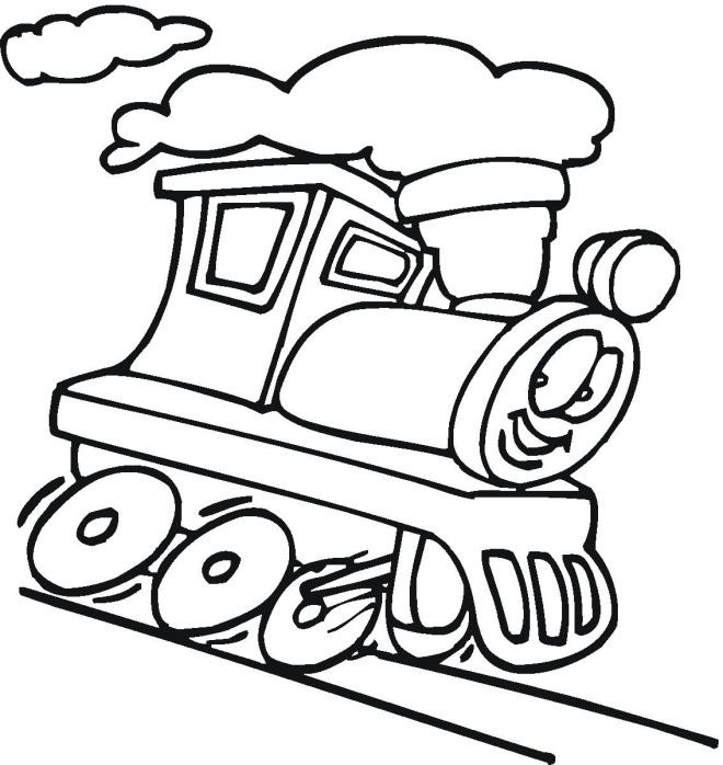 Download Train Transportation Coloring Page For Kids Or Print ...