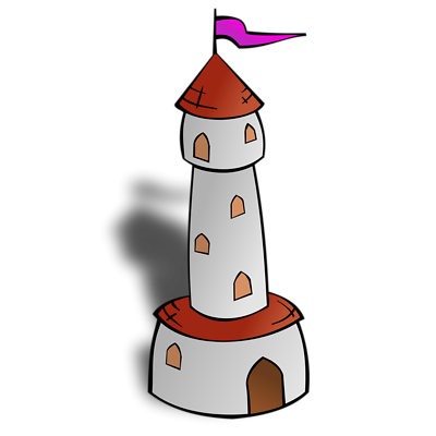 Free Stock Photos | Illustration Of A Cartoon Castle Tower With ...