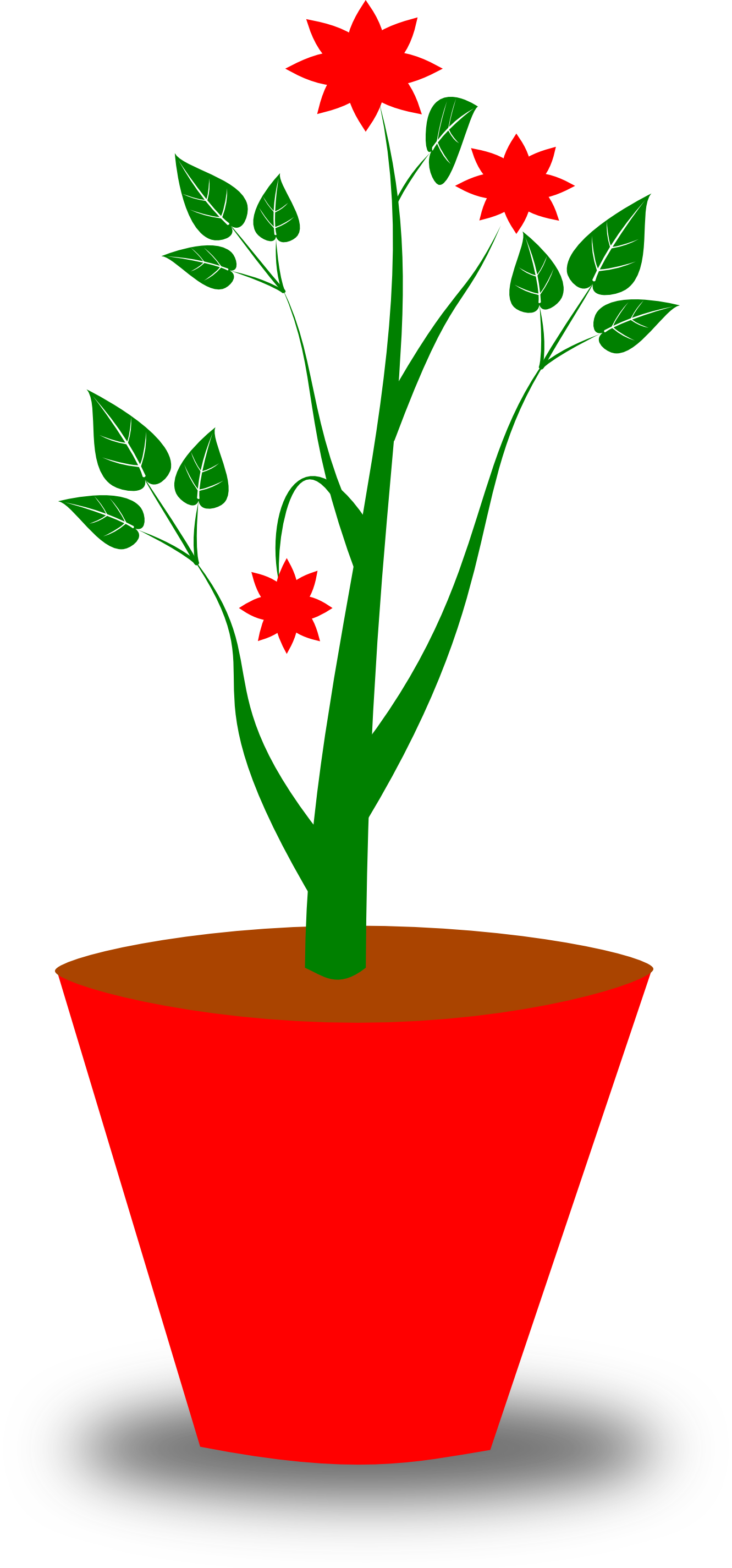 Pix For > Potted Tomato Plant Clipart