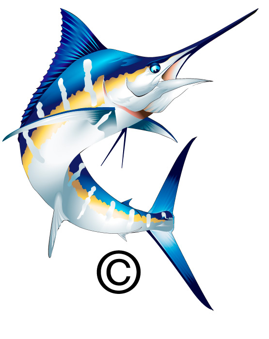 clipart marlin fish - photo #1