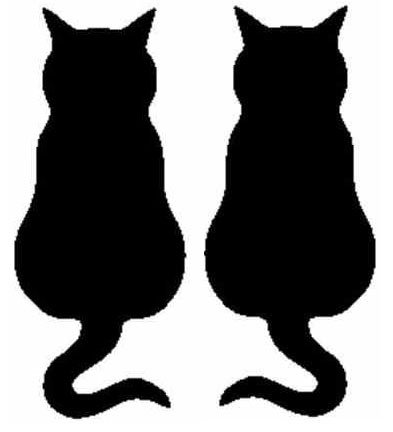 Go-Kreate Die-Cut - Cat Silhouette Small (20pk) - ClipArt Best ...