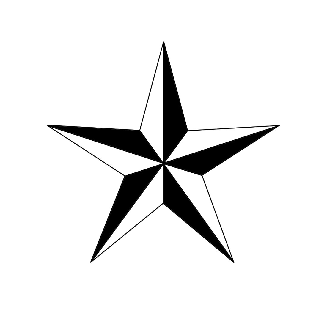 Star Line Drawing - Cliparts.co