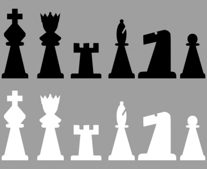 Chess Set Pieces clip art - Download free Other vectors