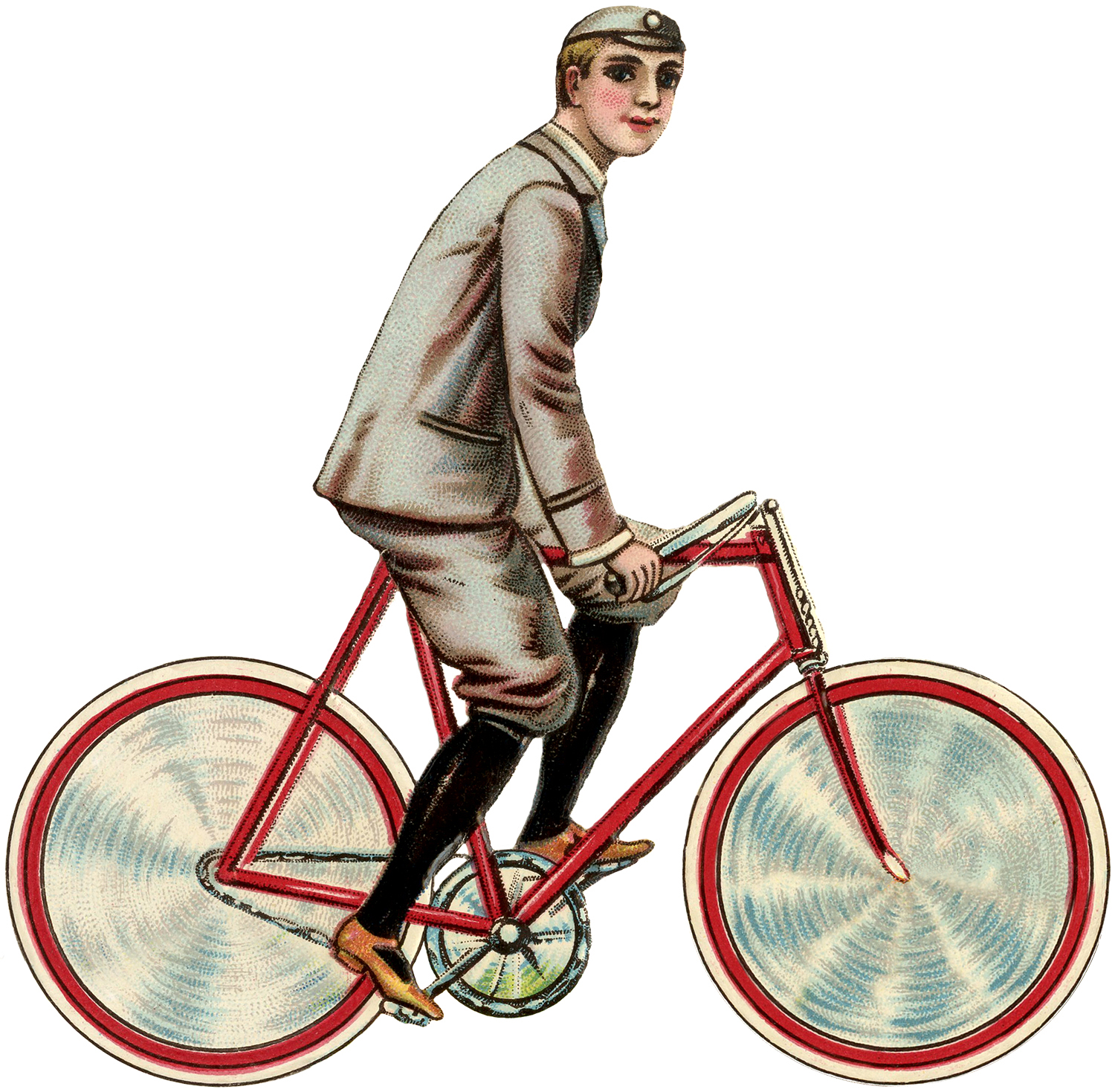 boy on bike clipart - photo #41