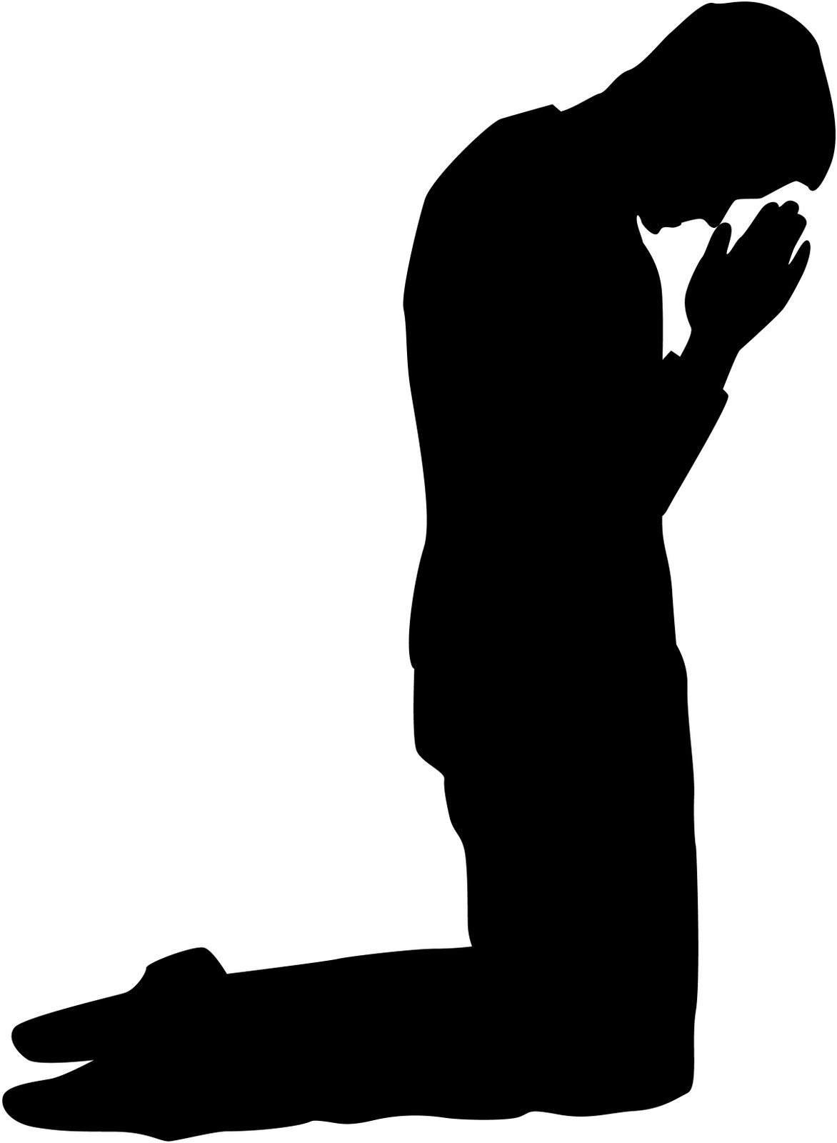 Pix For > Man Praying Silhouette