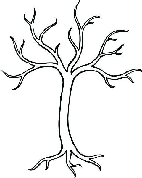 Bare Tree With Roots - ClipArt Best