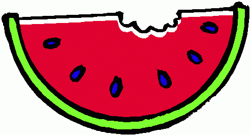 Pix For > Watermelon Slice With No Seeds Clip Art