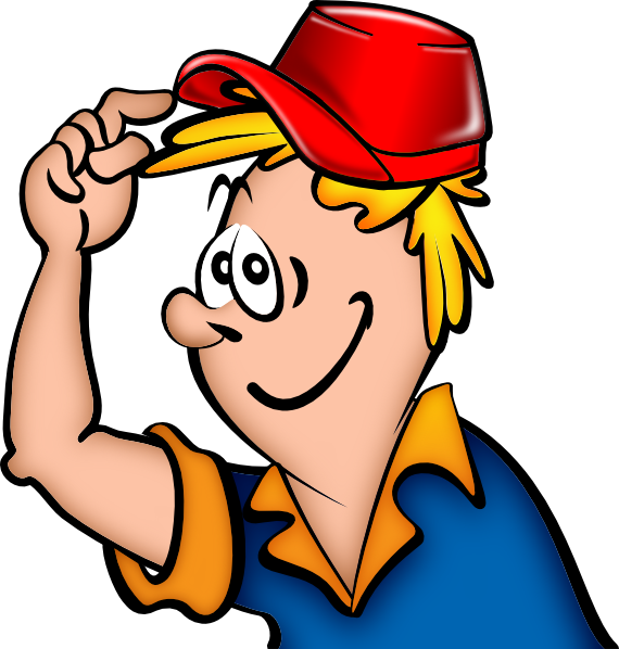 Boy with hat cartoon clip art clipart panda free clipart images
