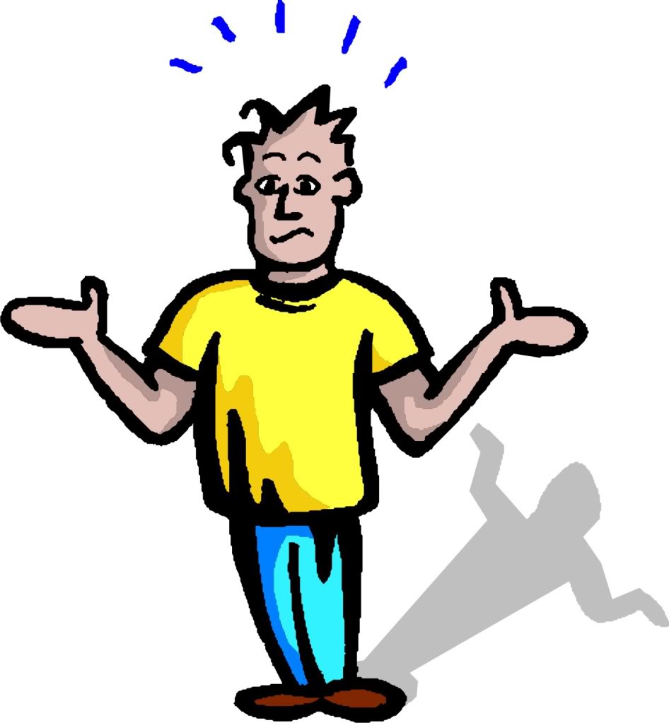 confused man clipart - photo #2