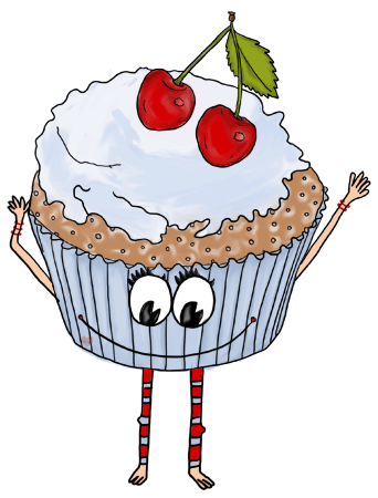 Cartoon Cupcake Pictures Cherry Cupcake Cartoon,Echo's Cupcake ...