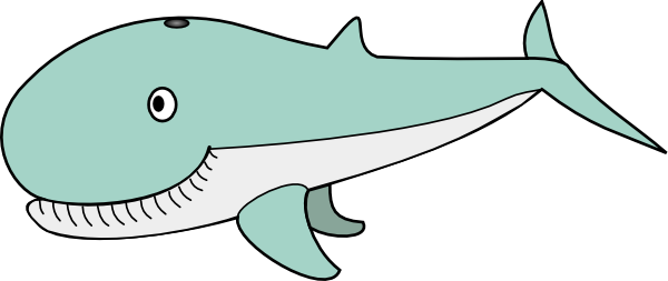 Whale Cartoon clip art - vector clip art online, royalty free ...