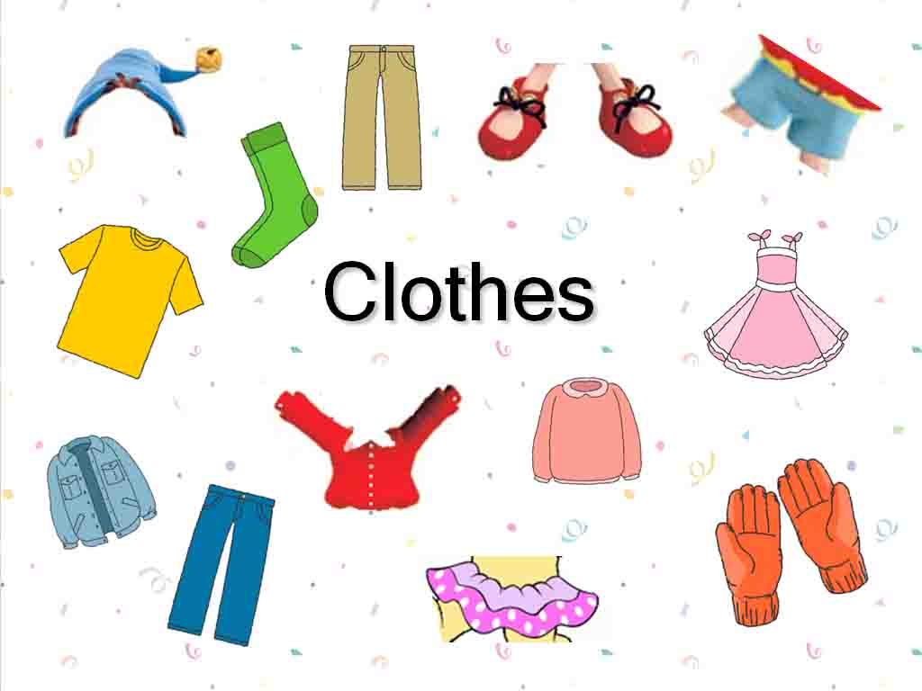 Clothes Vocabulary - Teacher's love