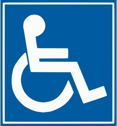Handicap Sign clip art Vector clip art - Free vector for free download