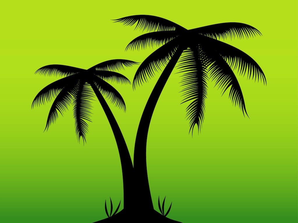 Free Palm Tree Vector - Cliparts.co