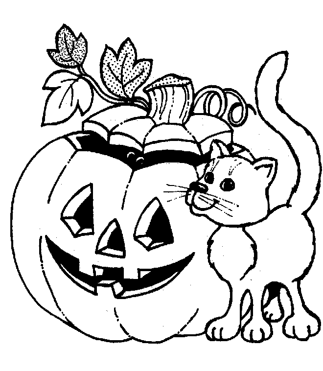 Pix For > Cat Black And White Coloring Page