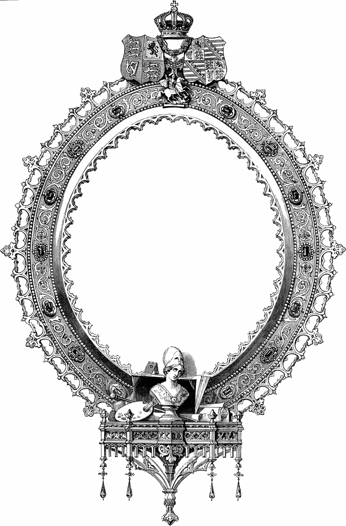 Oval Frame Clip Art Vector Online Royalty Free Amp Public