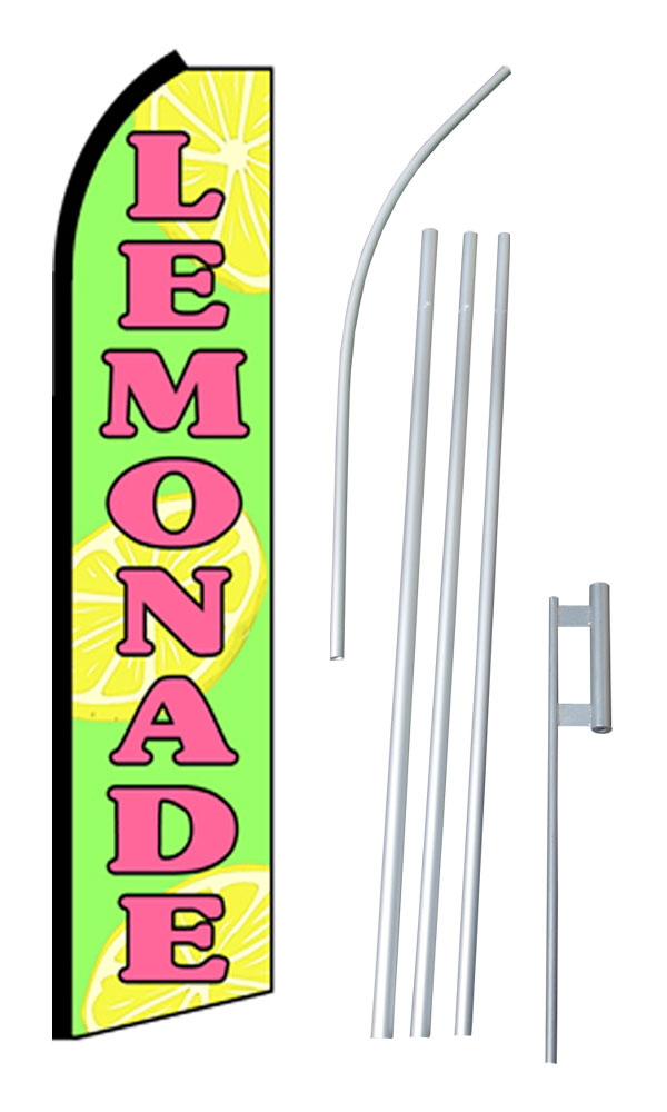Lemonade Feather Banner Sign Kit by NEOPlex on Sale $79.95