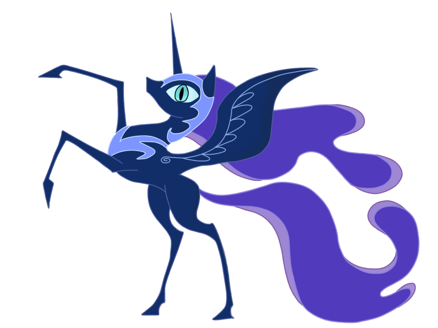 Nightmare Moon From Book Vector by IheartNico2 on deviantART