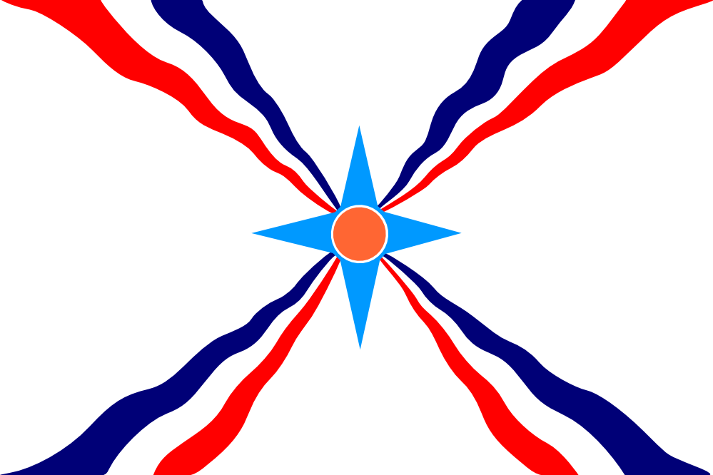 Flag Art Flag Of The Assyrian People