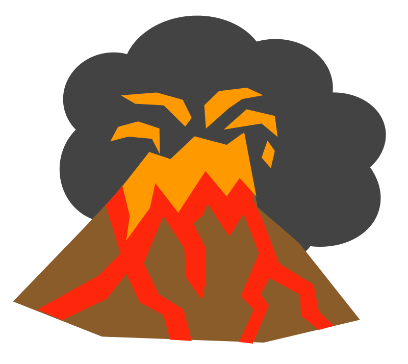 Gallery For > Volcano Clipart Animated