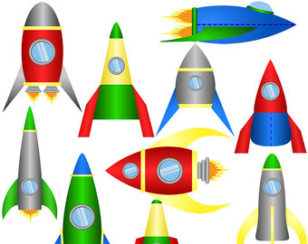 Popular items for rocket clip art on Etsy