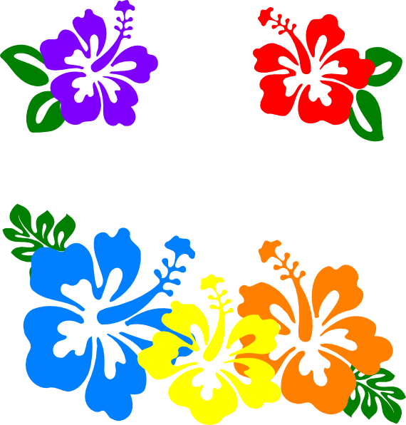 Hibiscus SVG Downloads - Flowers - Download vector clip art online