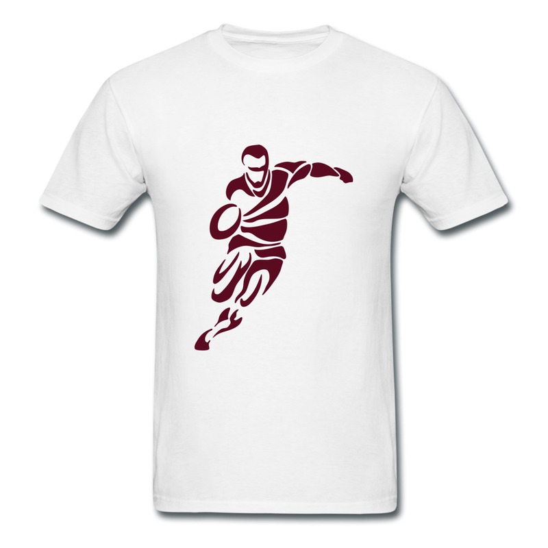 Shirt Men Round Neck Rugby Player Creat Your Own Short Sleeve Tee ...