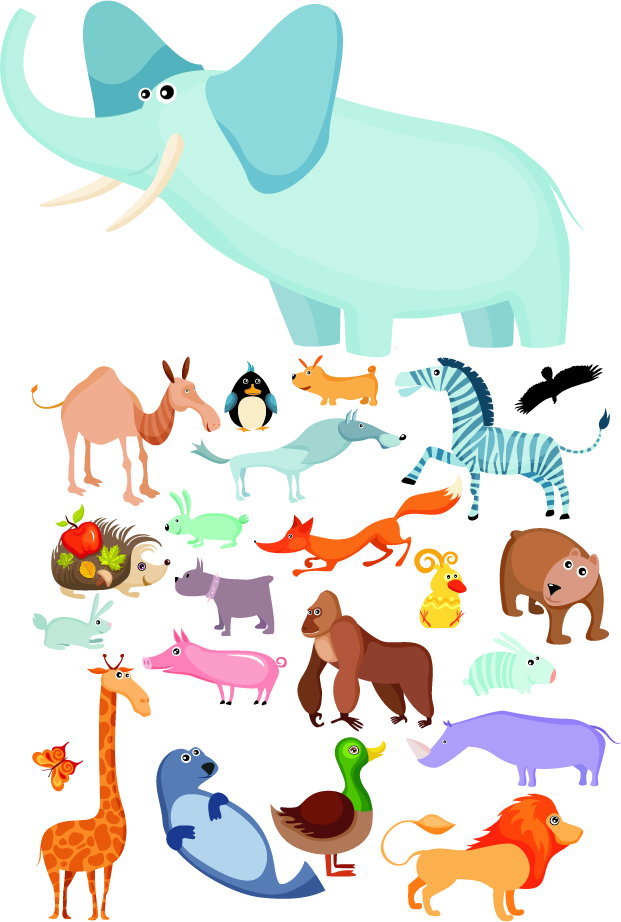 Cartoon Animals Vector Clipart | Free Vector Graphics & Art Design ...