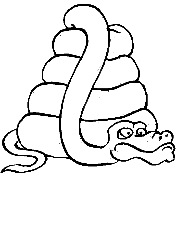 snake snakes coloring pages book | thingkid.