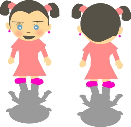 Pictures Of Cartoon Little Girls - Cliparts.co