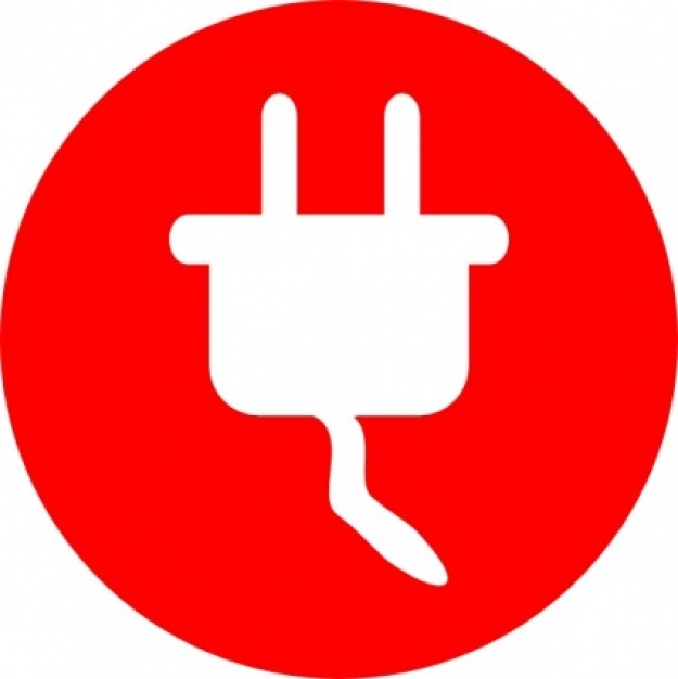 Electric Power Plug Icon clip art Vector | Free Download
