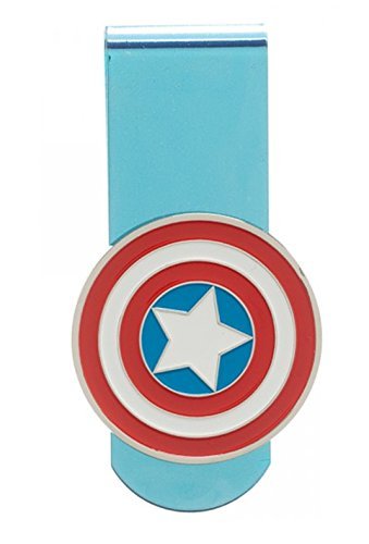 Amazon.com: Marvel Captain America Shield Logo Money Clip: Clothing