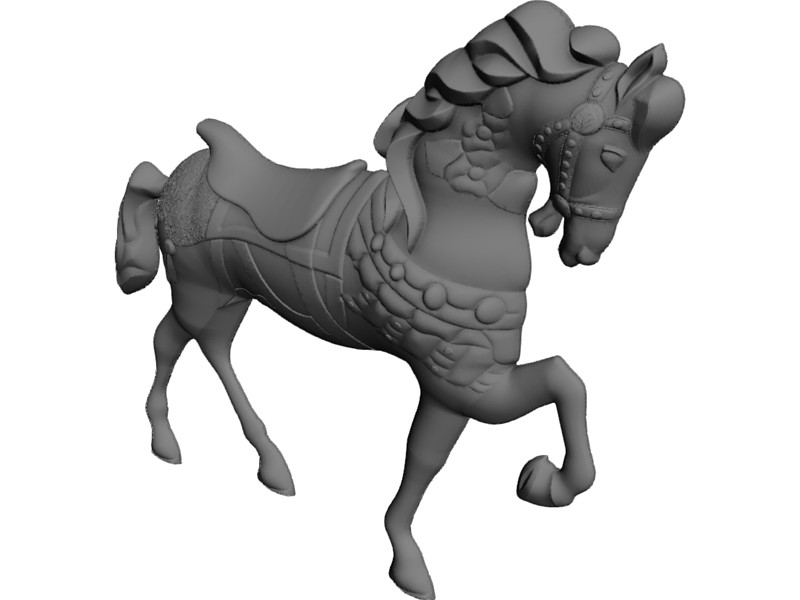 Horse Sculpture 3D Model Download | 3D CAD Browser