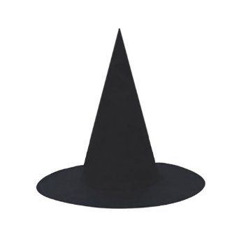 Amazon.com: SeasonsTrading Black Witch Hat ~ Halloween Witch ...