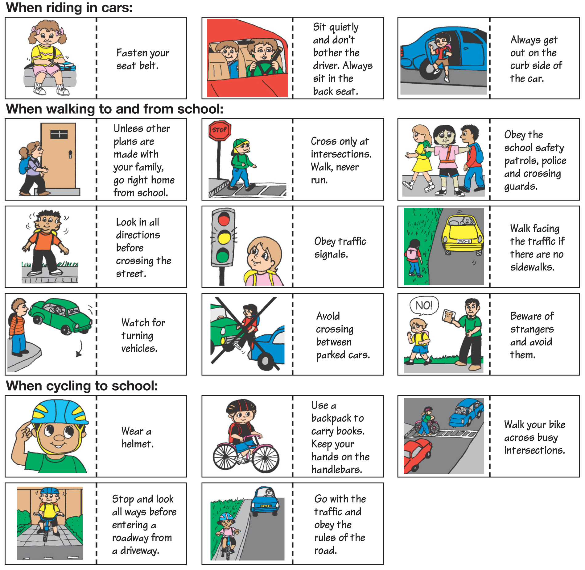 Make Kids Count News School Safety Rules Cliparts co