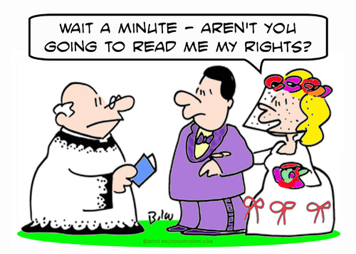 BRIDE WEDDING READ RIGHTS By rmay | Love Cartoon | TOONPOOL