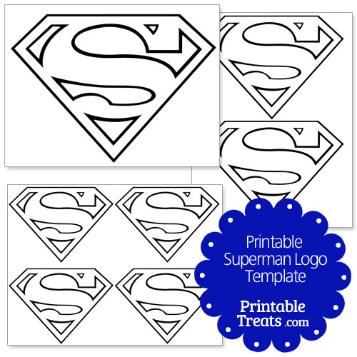 Printable Superman Logo Template