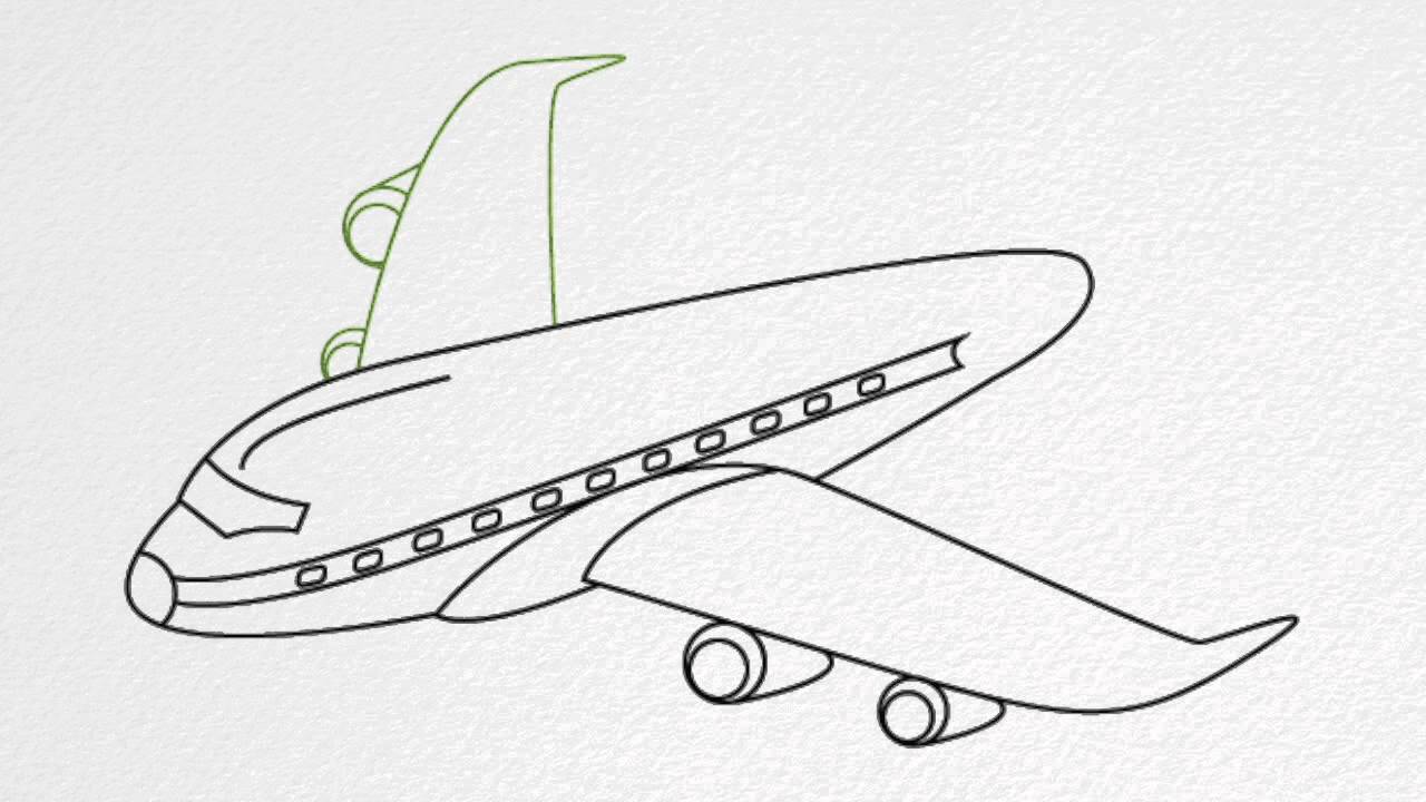 Aeroplane Drawing - Cliparts.co