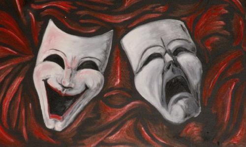 Comedy Tragedy Mask Graphics