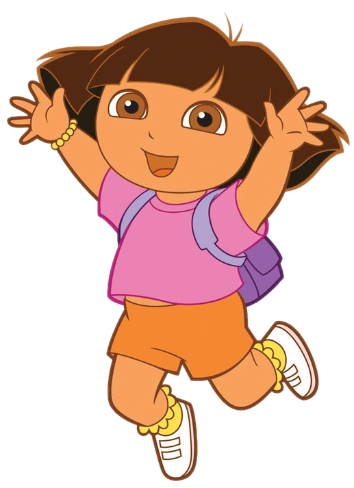 Cartoon Characters: Dora the Explorer PNG pack