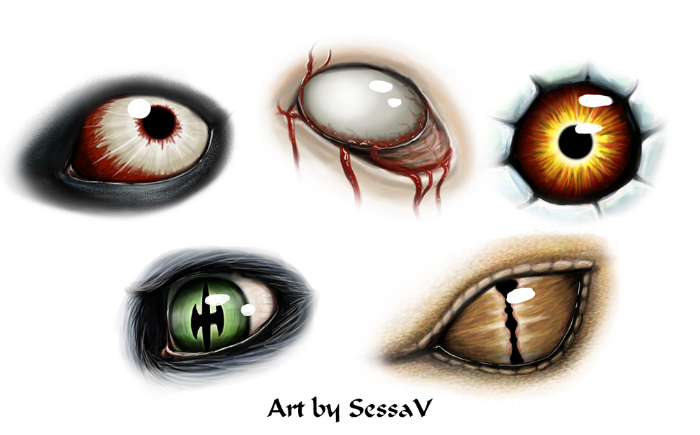 Monster Eyes by SessaV on DeviantArt
