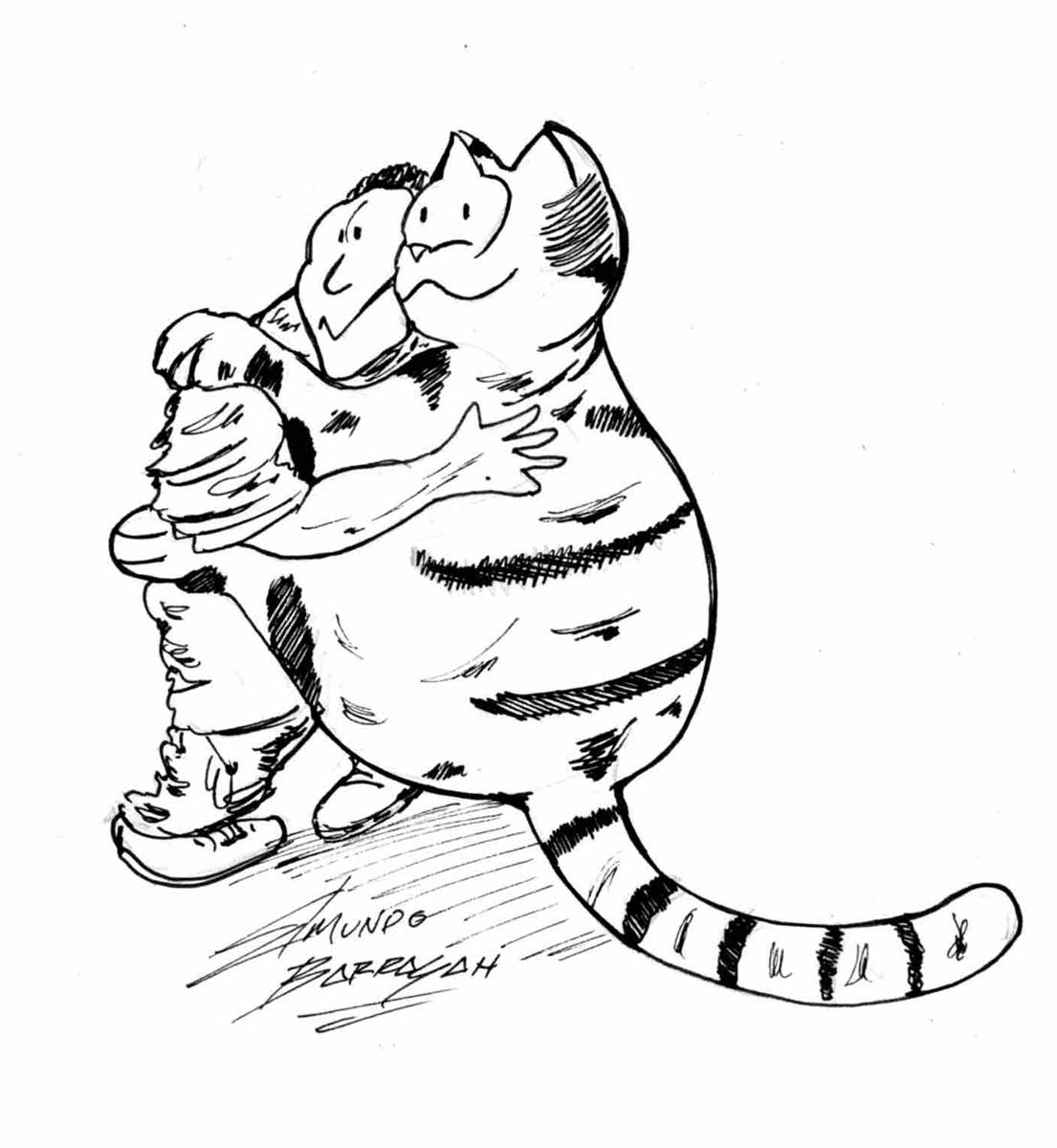 National Hug Your Cat Day #cat #cartoon #animals | Edtoon's Blog