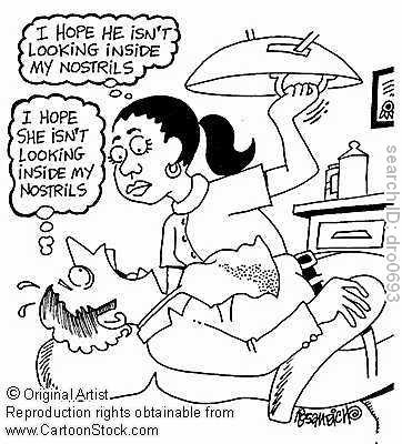 dental clinic cartoons} In reality all they see are my eyes...and ...