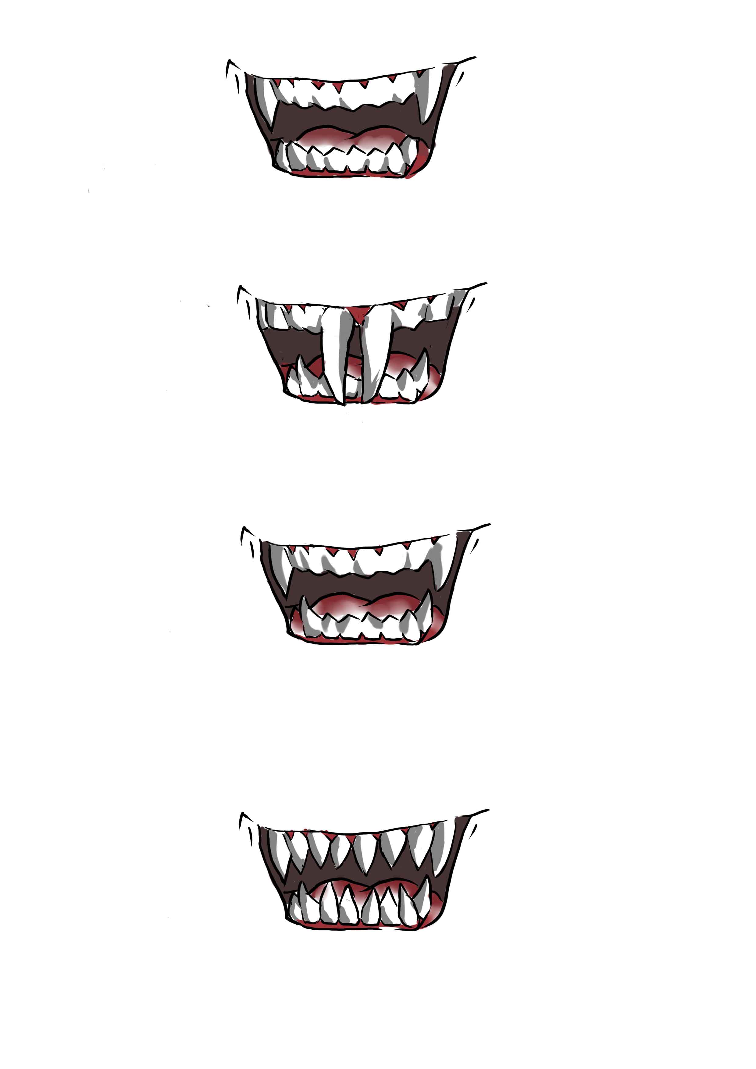 Featured image of post Anime Mouth Reference Sharp Teeth / Like most things, how you draw fearsome teeth can be improved by looking at nature and i&#039;m gonna show you.