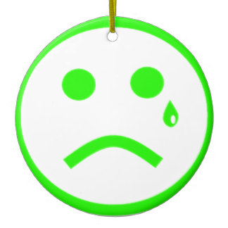 Sad Tears Christmas Ornaments & Sad Tears Ornament Designs | Zazzle