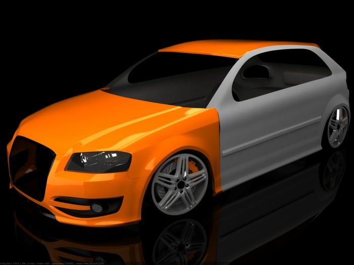 TechArena Photo Gallery - Audi S3 Car Animation Pics